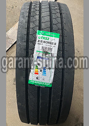 Greentrac GTRS2 (рулевая) 315/60 R22.5 154/150L 20PR - Фото реального протектора с этикеткой